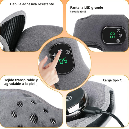 Tobillera masajeadora con 5 temperaturas y 3 intensidades